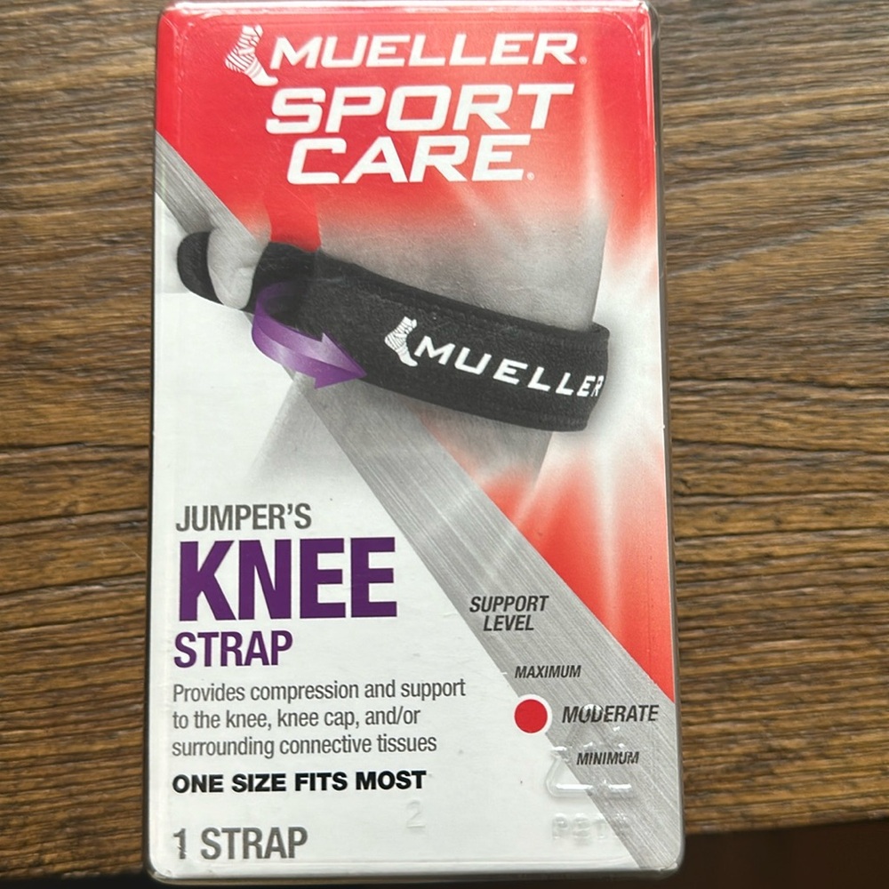 Mueller Jumper Knee Strap Black NWT OS